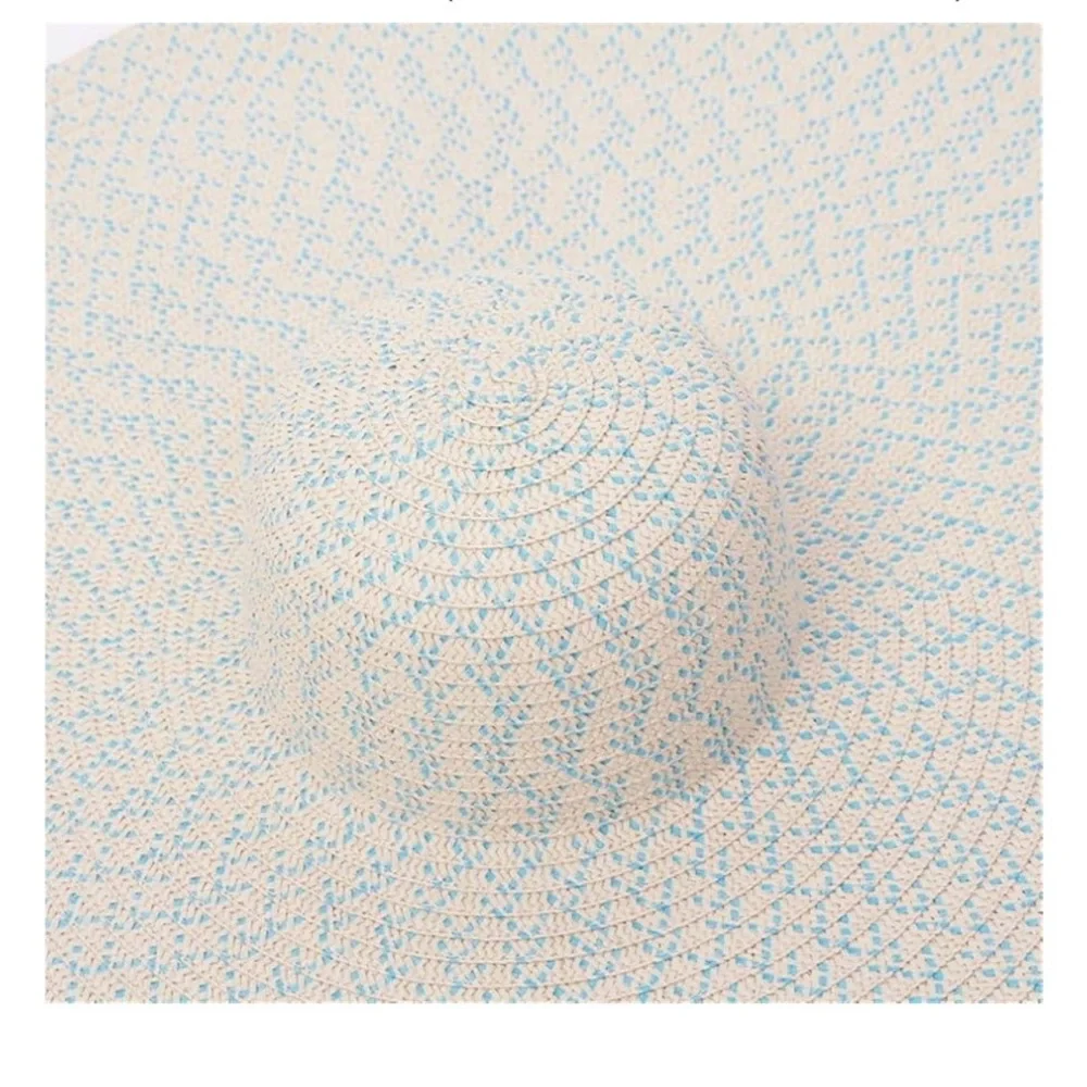 Large Summer Hats 57cm Edge Paper Cool Large Beach Hats Rolls Sun Hats for Women
